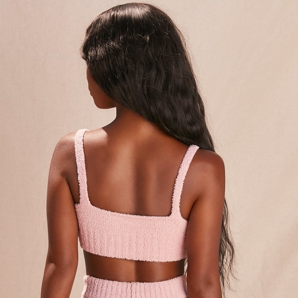 OH POLLY COSY PINK CROP TOP - Picture 2 of 2